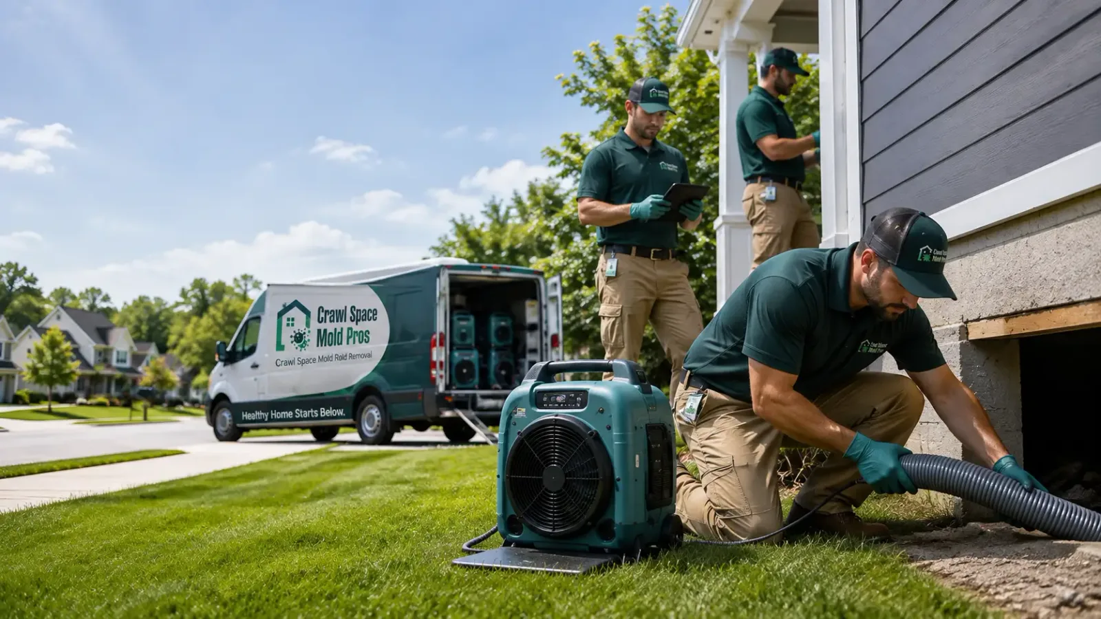 Crawl Space Mold Removal in Armona, CA